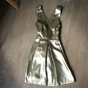 Metallic Gold Dress